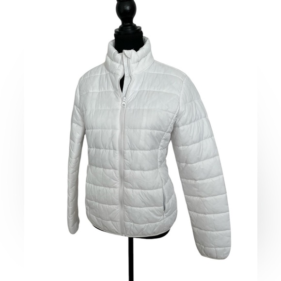 Joe Fresh Women's White Quilted Jacket size medium - Picture 1 of 6